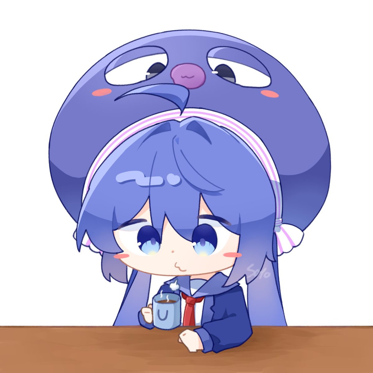 アイコンが寒そうだったので長袖にしました
←旧　　　新→