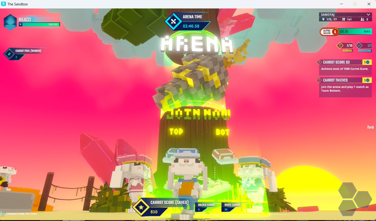Nilssff's tweet photo. Getting ready to step into the arena @TheSandboxGame  https://t.co/7BeCLuBi1Q https://t.co/HiAaYeUn3e