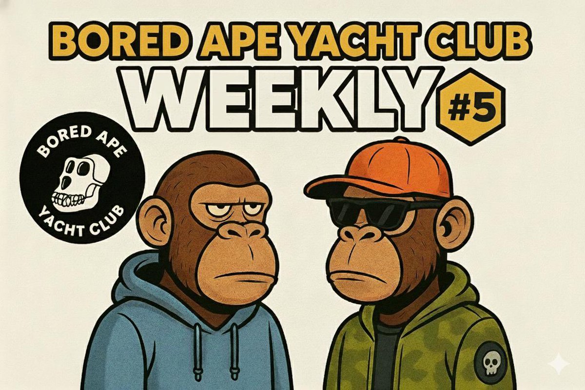 baycTurkey's tweet photo. Bored Ape Yacht Club Weekly #5 yay��nlandı! 🦍 

Haftalık ve Türkçe olarak yayınladığımız @BoredApeYC ekosisteminde yaşanan tüm gelişmeleri kaçırmamak için bizi takip etmeyi unutmayın.

🔗: https://t.co/L1NNKgs8x7 https://t.co/PAgFYFKTWV