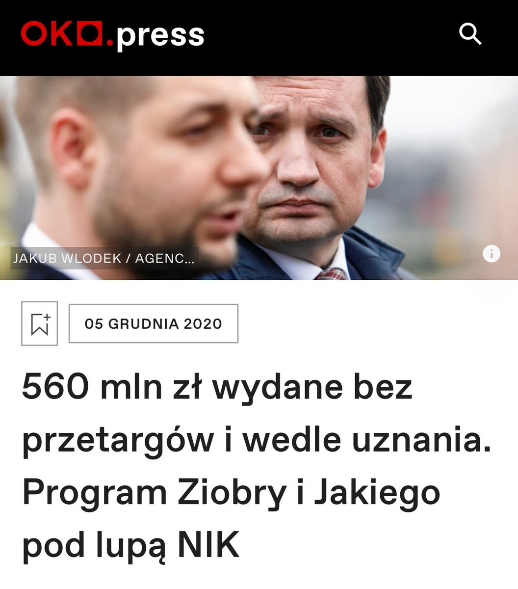 Już tu widać jaki ten Ziobro był chory. Na pieniądze.