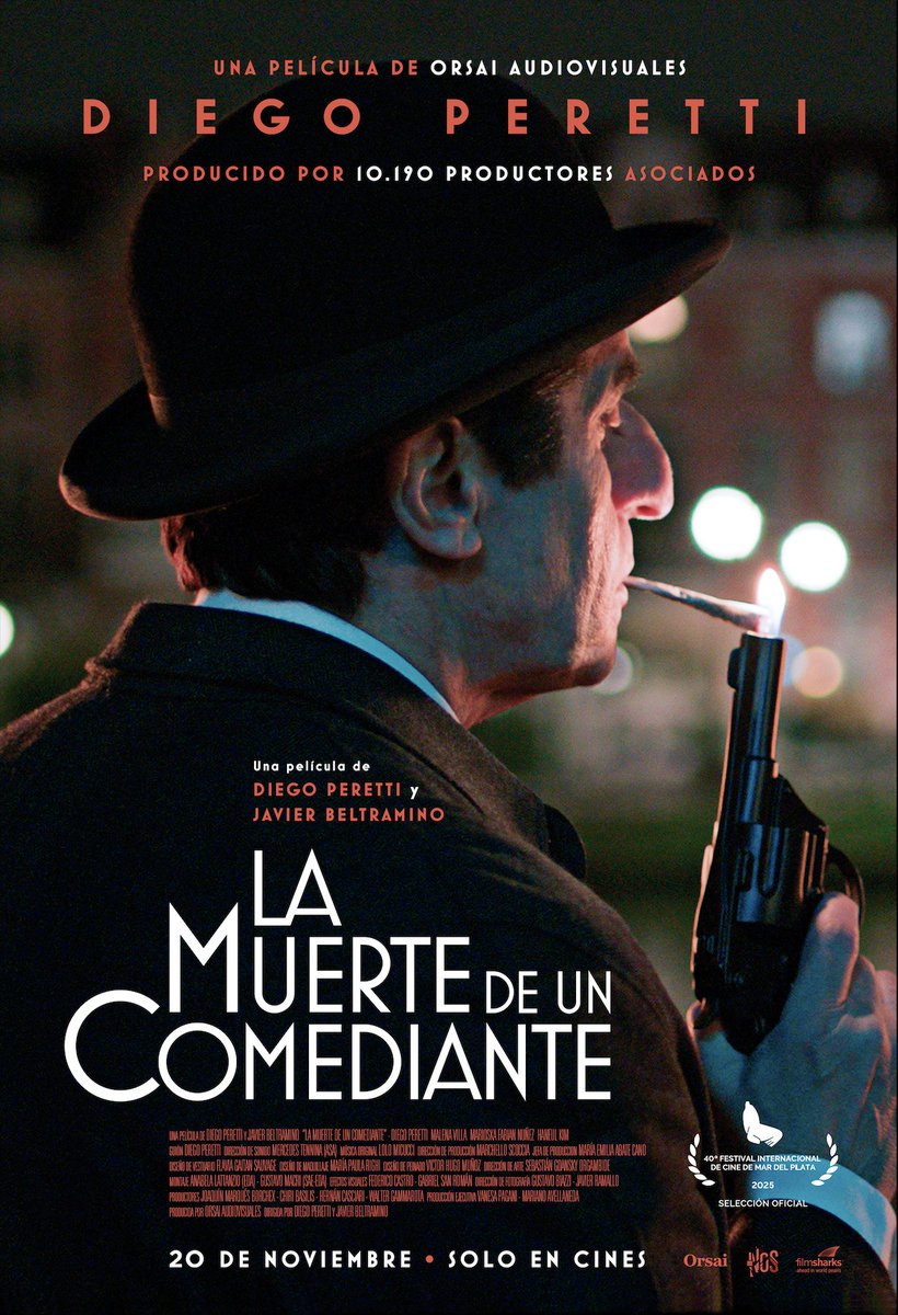 lindamargaritaa's tweet photo. #Cine #Festivales "LA MUERTE DE UN COMEDIANTE", ÓPERA PRIMA DE DIEGO PERETTI Y JAVIER BELTRAMINO, FUE SELECCIONADA PARA PARTICIPAR DEL LA 40ª EDICIÓN DEL @MarDelPlataFF EN LA SECCIÓN COMPETENCIA LATINOAMERICANA DE LARGOMETRAJES. 
Sigue 👇
@analaias @ComunidadOrsai @movingpicsarg https://t.co/C0QVKOuGcn
