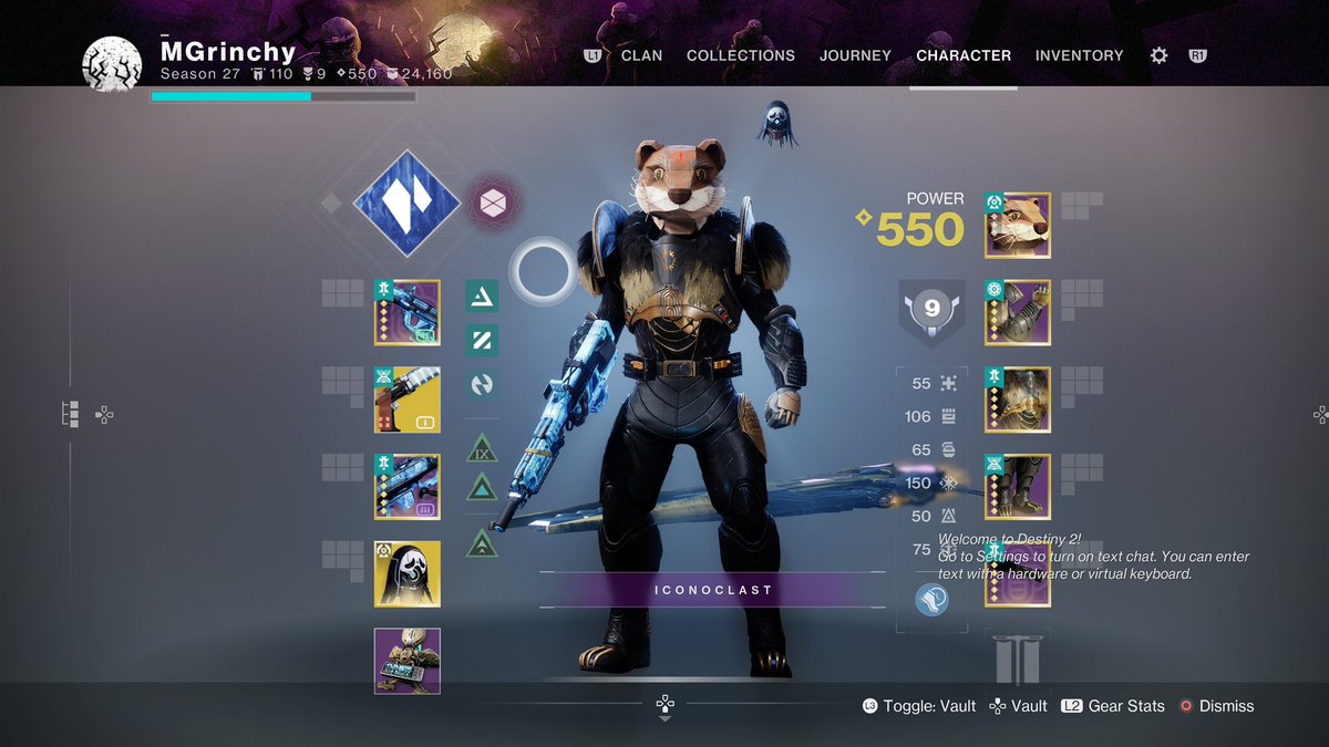 ClockingGames's tweet image. Bear with me… Weasel Error 🐻 ❌ #FotLFashion2025 #Destiny2 #Destiny2Fashion @A_dmg04 @Destiny2Team @Bungie