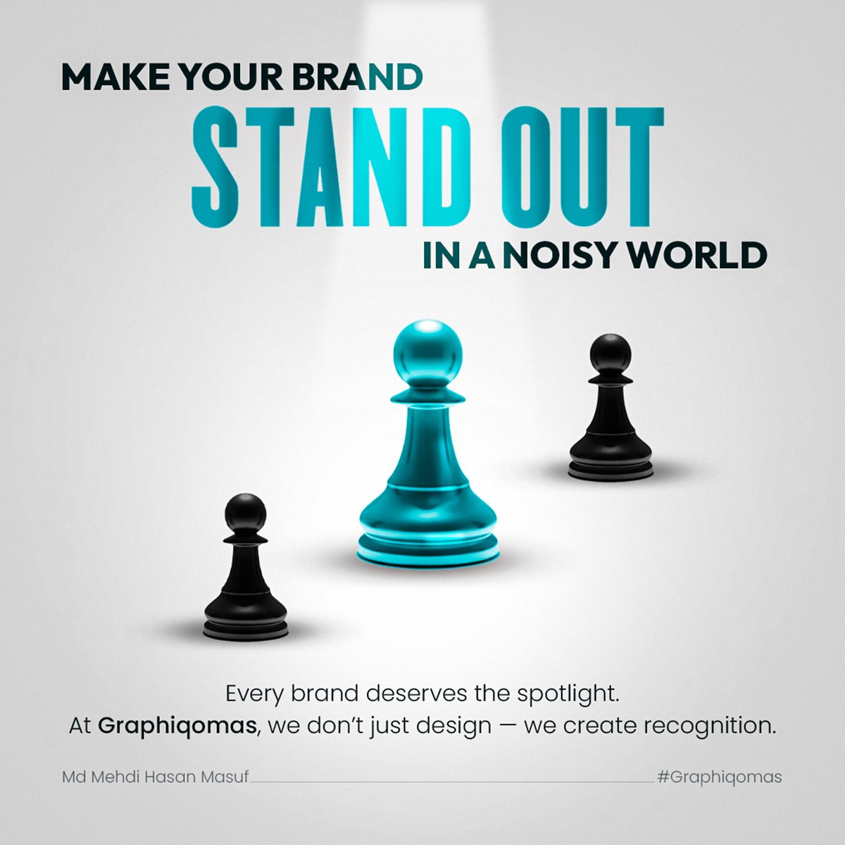 graphiqomas's tweet photo. ☛ MAKE YOUR BRAND STAND OUT IN A NOISY WORLD

#Graphiqomas | We don’t just design—we create recognition.
#Graphiqomas #GraphicDesign #BrandIdentity #CreativeDesign #mehdihasanmasuf https://t.co/suaFF5n8iT