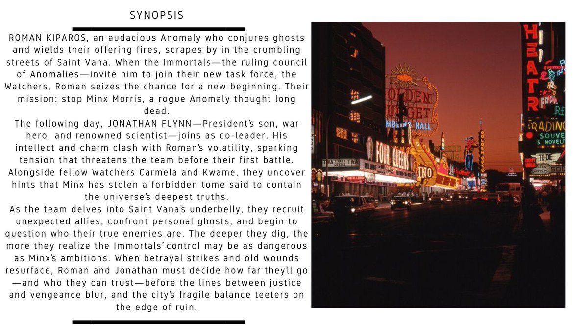 THE AVENGERS x FULLMETAL ALCHEMIST with big 5 editor's interest

🧛‍♀️with vampire vibes
🔥ghostly powers
⌨️technologically advanced society
💗slow burn rivals to best friends to lovers
👹vigilante subplot
#QuestPit #A #F #SFF