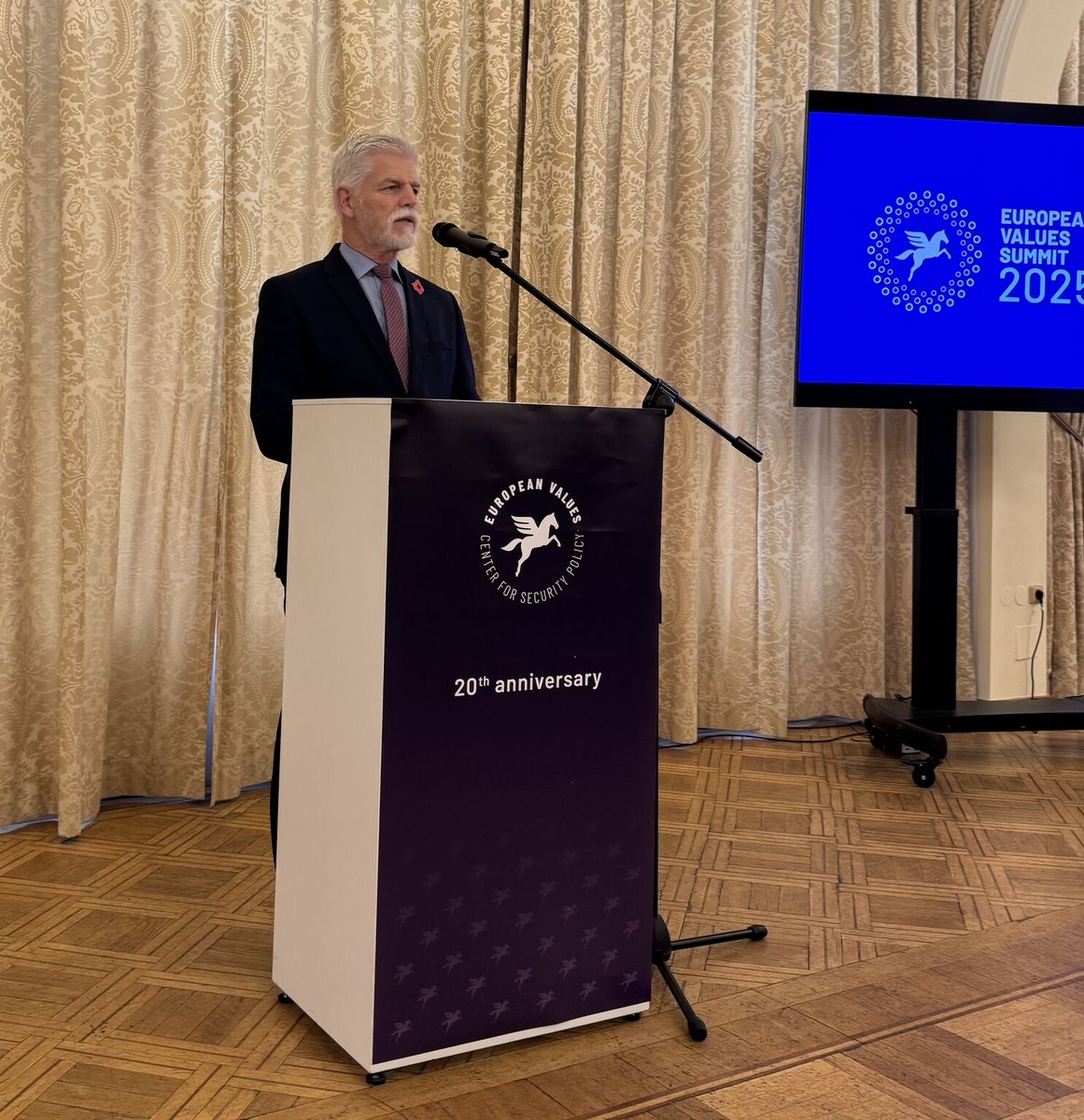 Today, <a href="/_EuropeanValues/">European Values Center for Security Policy</a> Center for Security Policy celebrated its 20th anniversary with the highest congratulatory speech possible.

Czech President <a href="/prezidentpavel/">Petr Pavel</a> launched our 11th annual European Values Summit.

We bring experts from NATO countries and Asian democracies to