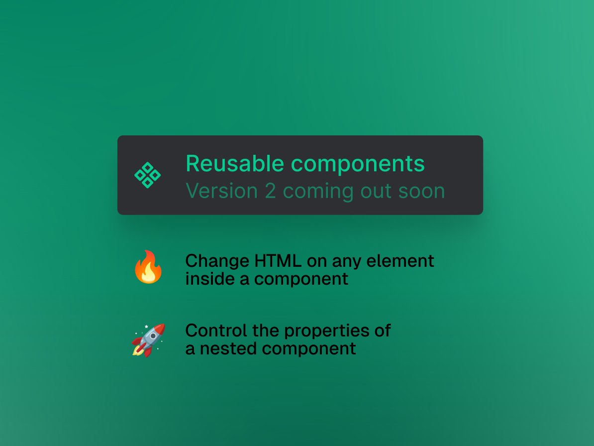 builderius's tweet image. Builderius Reusable Components Version 2 Coming Out Soon 🥳

👀 Second video sneak peek coming soon

👌 Polishing phase undergoing
📃Preparing documentation
🚀Launch date announcement soon

#builderius #wordpress #components #nestedcomponents #reusablecomponents #pagebuilder