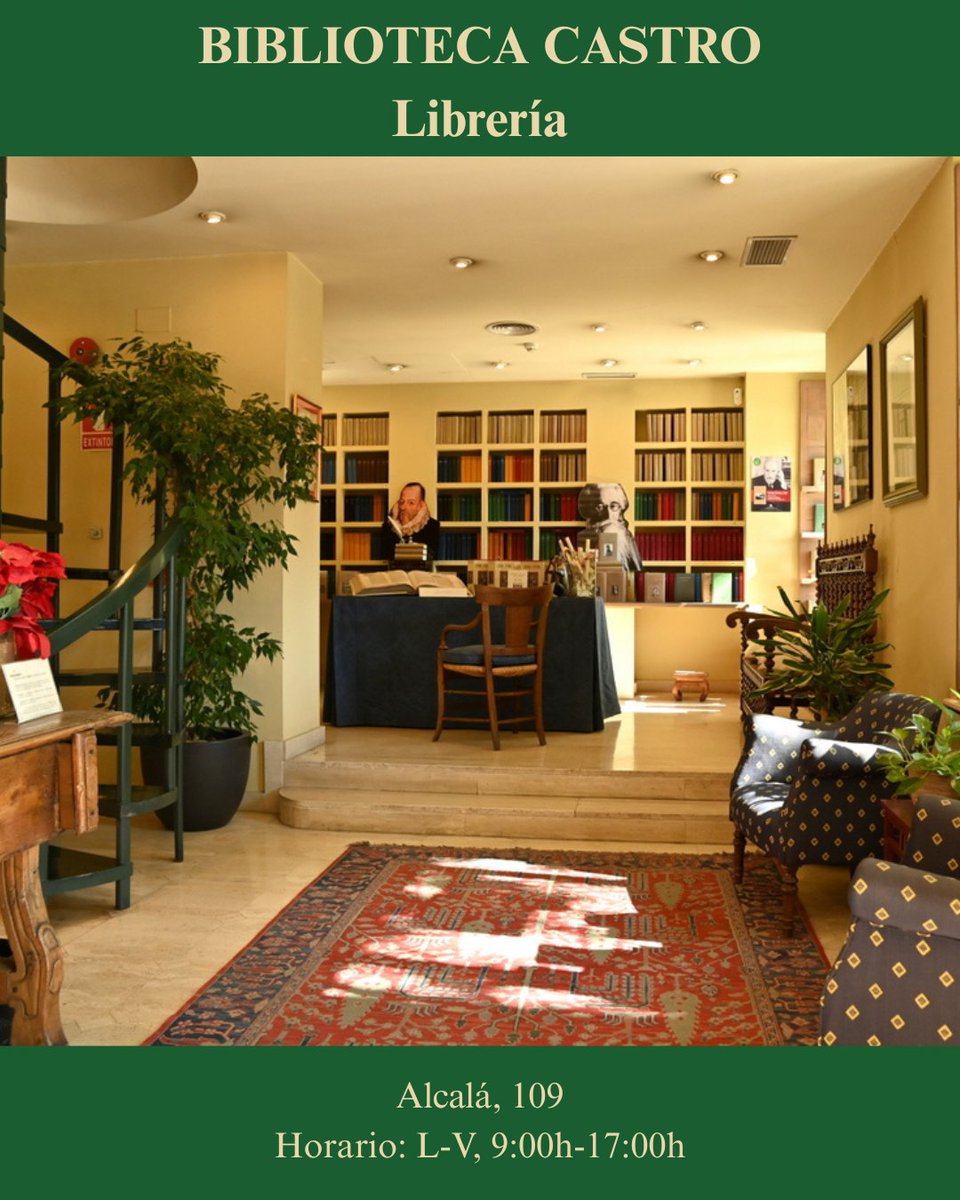 Un buen plan para esta mañana de otoño: visitar nuestra librería donde se encuentran todos los #autoresclásicosespañoles de la colección.

👉📚Y para los que nos estéis en Madrid, aquí os dejamos el enlace a la página web donde atenderemos todos vuestros pedidos