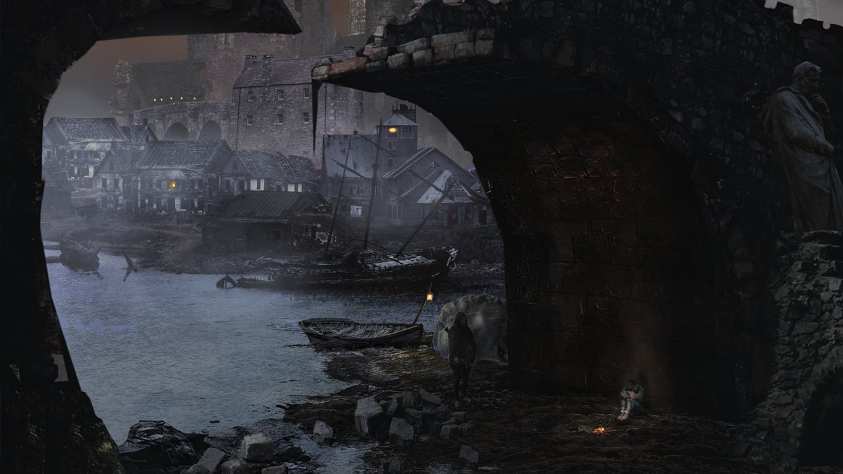 nestedlands's tweet image. In this concept art, we wanted to capture that fleeting spark of hope and humanity that persists even in the darkest corners of Norovellir.

Sometimes, survival isn’t about strength… it’s about finding the will to keep the fire burning.