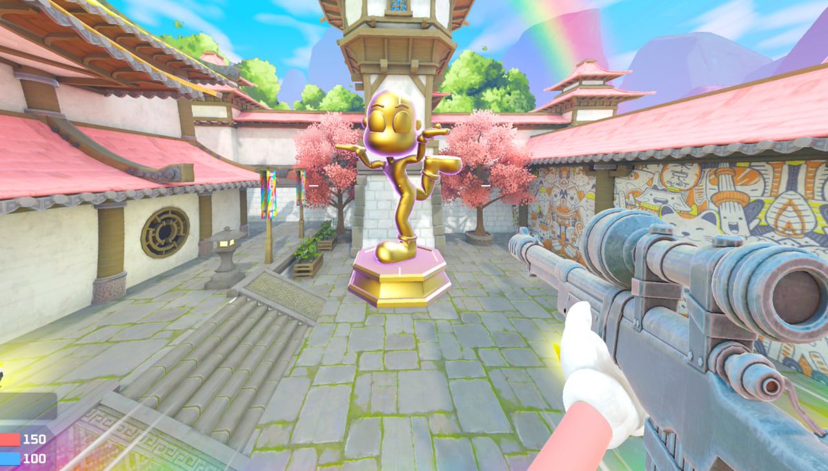 james22_eth's tweet photo. NEW UPDATE FROM @SuperTrip64 ! 🔥
EcstasyShrine has gotten even crazier—mysterious GOLDEN FIGURINES are scattered throughout the map! 
AND GRAFFITI ON THE WALLS 🏆 Go explore 🔥
#SuperTrip #EcstasyShrine #NewMap #Web3Gaming https://t.co/BbGJsFQ9Rw