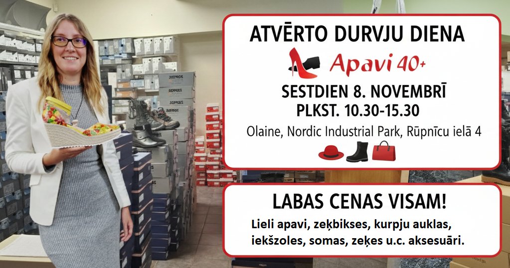 Pēc ilga laika saņēmos uzrīkot atvērto durvju dienu Olaines noliktavā. Ceru, ka izdosies, jo WA kliente jau  raudāja, ka tā taču pārceltā darba diena.

Tā iet, kad dzīvo savā burbulī un nezina, kas Latvijā un pasaulē notiek.
Lūdzu, RT, varbūt kāda lielāka pēda 6dien nav darbos.