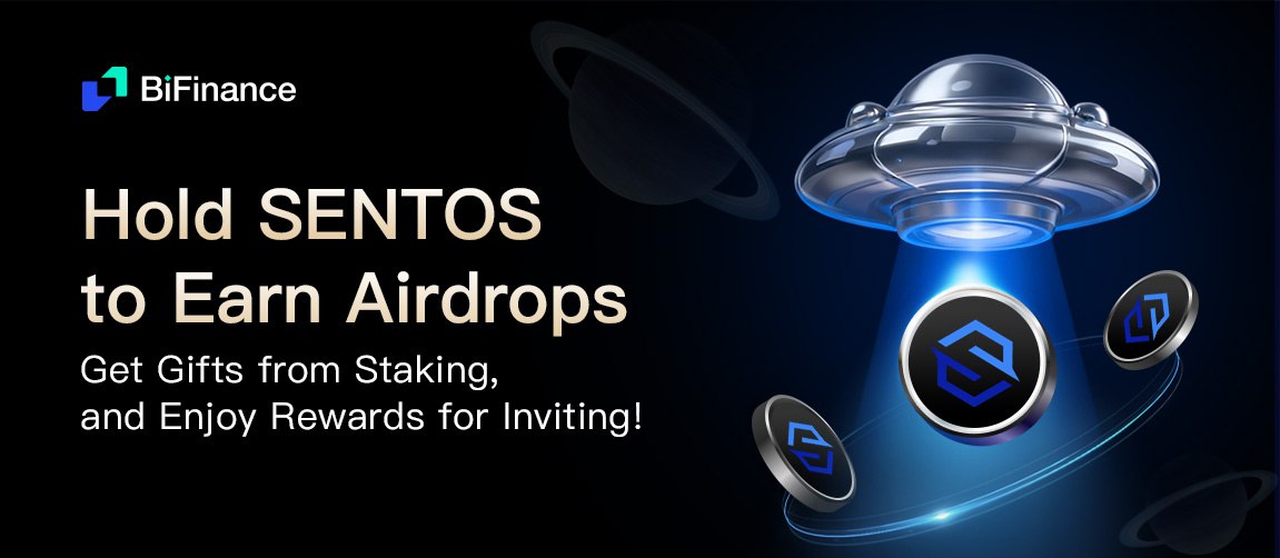 BiFinanceE's tweet photo. 🎉 The #SENTOS Exclusive Airdrop Season is LIVE on #BiFinance!
🔥 3 tiers of rewards — Trade, Earn & Invite to WIN!
🚀 Highlights:
1️⃣ Trade #SENTOS & share a 6,600 #USDT prize pool
2️⃣ Join #BFT Earn with up to 12% APY
3️⃣ Invite friends & grab extra 2,000 #BFT + cash coupons
💰 More trades, more rewards!
👫 Let’s trade, stake, and grow together!
⏰ Limited-time event — Don’t miss out 👉
🔗https://t.co/ux6cKxoap4
#BiFinance #RWA #BFT #Airdrop #Web3