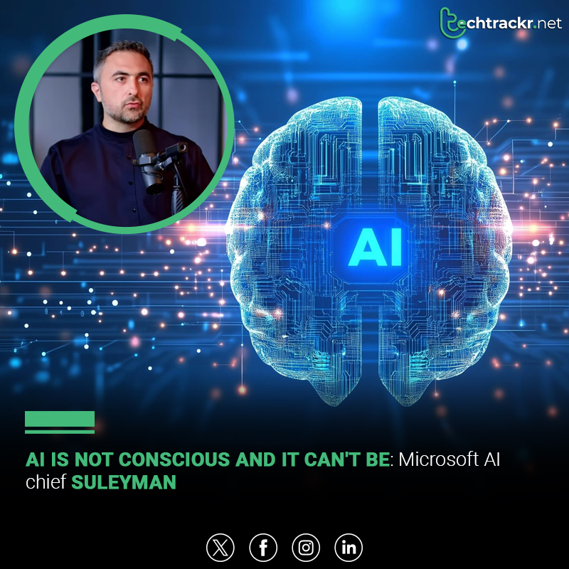 TechTrackr_net's tweet image. Microsoft AI CEO Mustafa Suleyman said it&apos;s “absurd” to study AI consciousness, saying AI only imitates feelings and doesn’t actually experience them.

#MustafaSuleyman #AIConsciousness #AIDebate #TechEthics #TechTrackr #TechNews