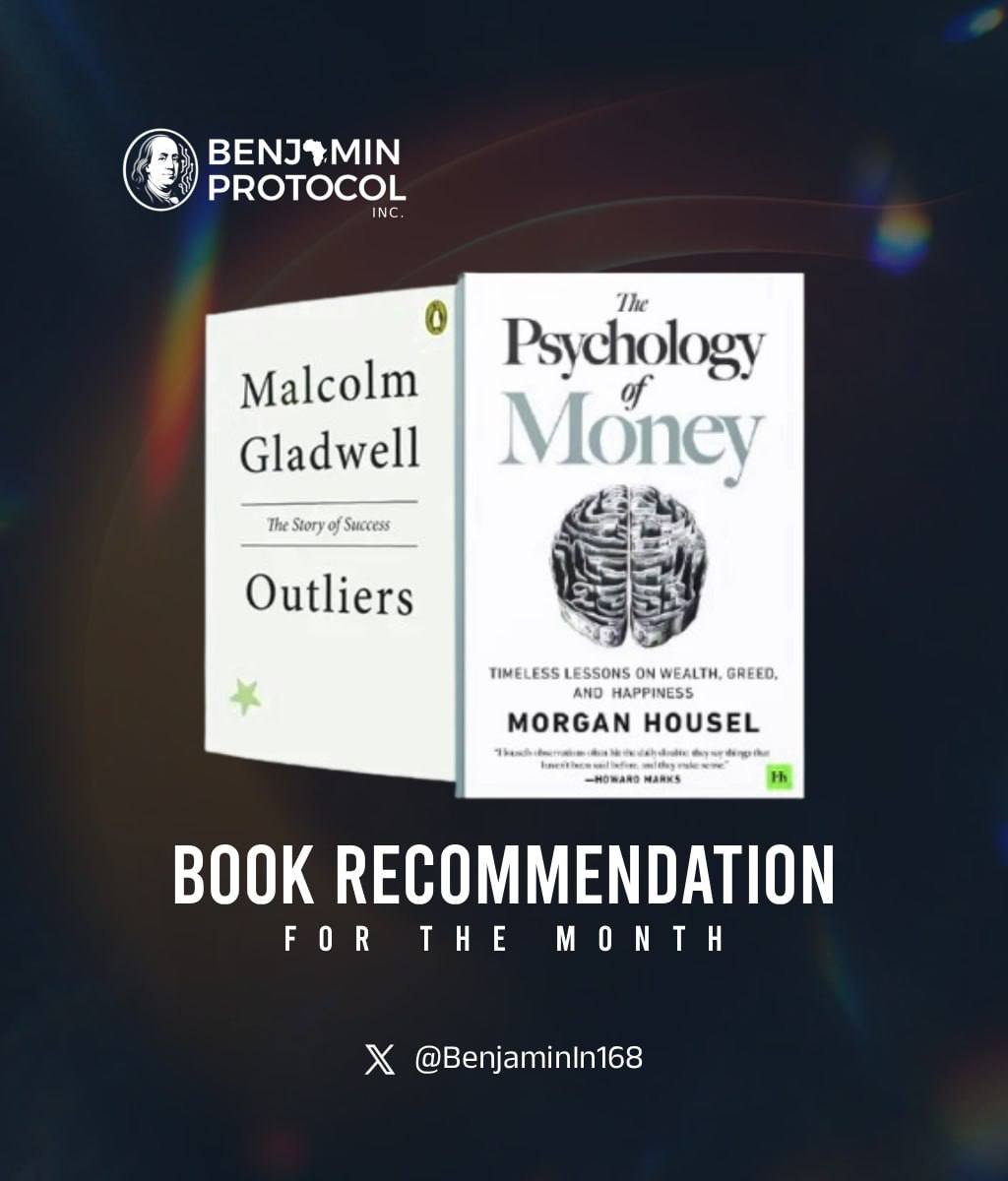 Not too late to say Happy new Month yeah
Even though trading activities has been on going. 

By the way, here are our study pick for the month.

1.  The outliers 
2. the psychology of Money

If you have read any of those, what part of the books changed your mindset towards