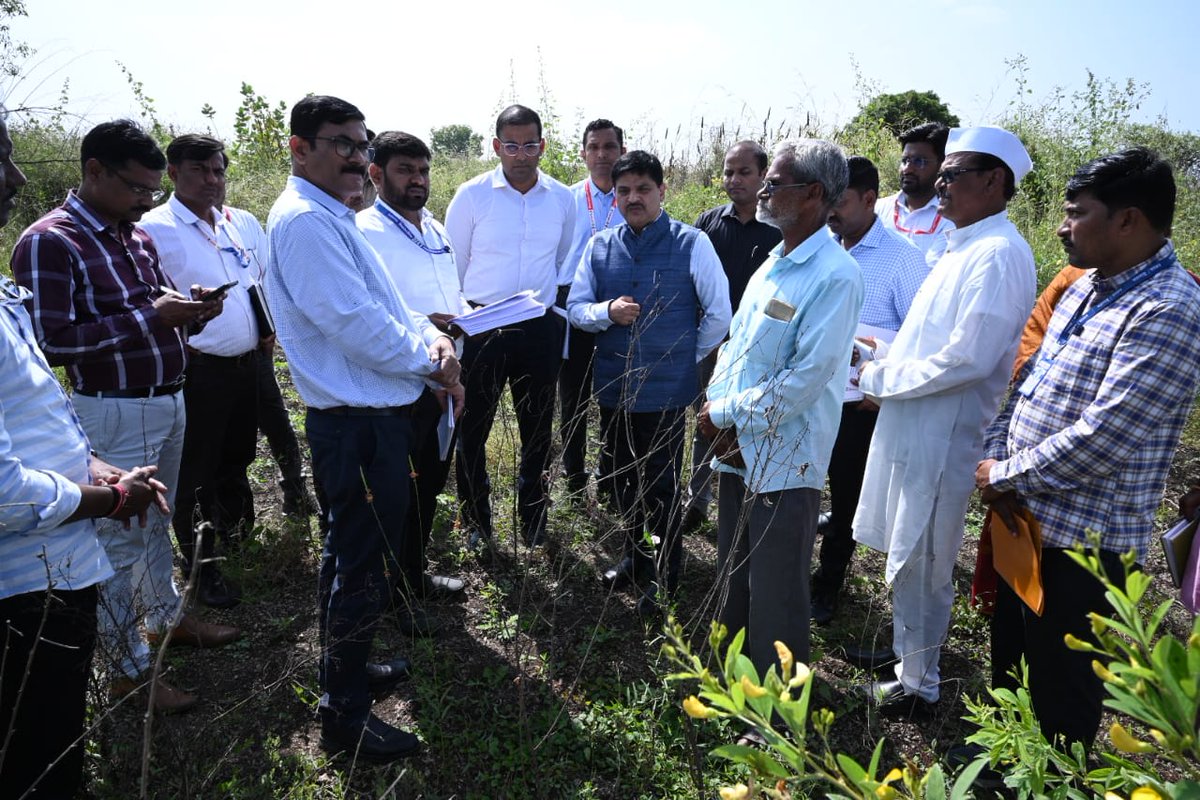 InfoAhilyanagar's tweet image. २️⃣
या केंद्रीय पथकाचे नेतृत्व भारत सरकारचे सहसचिव आर. के. पांडे यांनी केले. त्यांच्यासोबत कृषी संचालक डॉ. अरविंद वाघमारे व गृह मंत्रालयाचे आशिष गौर उपस्थित होते.
#CentralTeamVisit #RainDamage #अहिल्यानगर