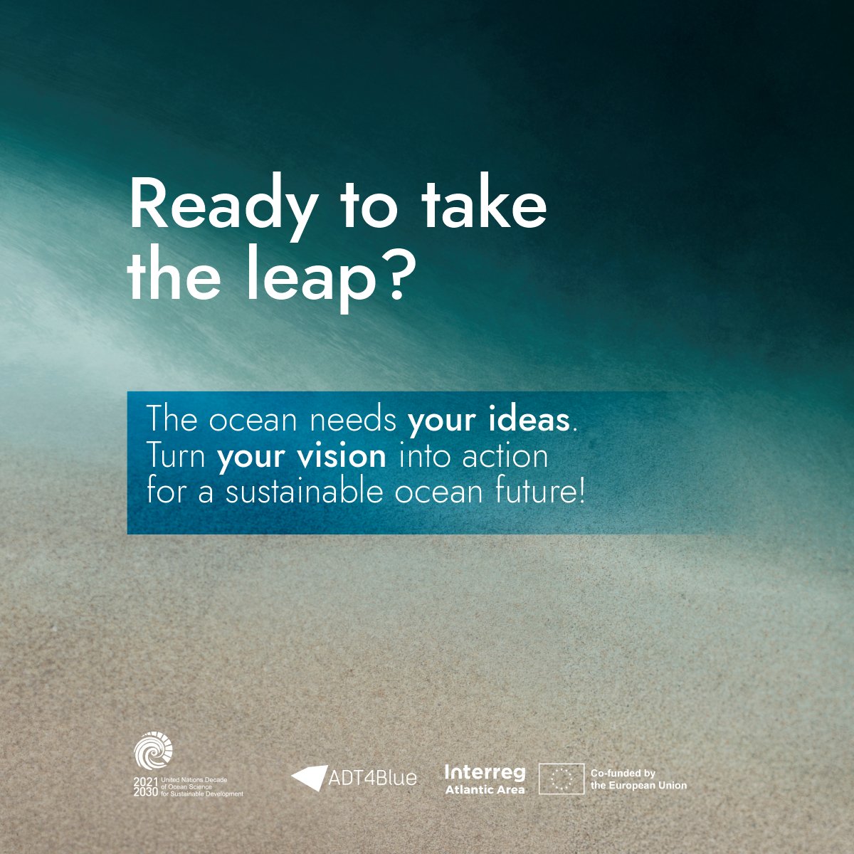 🌊 Innovators for the ocean, we need you!
💙 #ADT4Blue Open Call 3 is open — join to scale your Blue Economy solution.
🚀 Get mentoring, funding support &amp; global visibility.
💡 Have a solution for one of the 18 challenges? Apply!

🔎 Info: adt4blue.eu/open-calls/oc3/