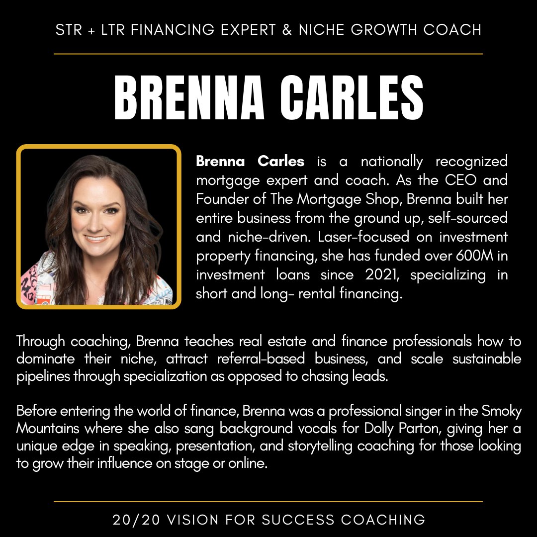 20_20_Vision_'s tweet image. We just added a powerhouse to our executive coaching team: Brenna Carles. Impact. Leadership. Results.
Welcome home, Brenna. Let’s go. 💥
#2020visionforsuccess