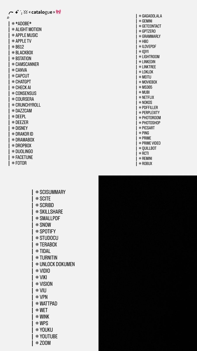 lost_founddd's tweet image. Guysss akuu masiii selaluu opeen yaaa😫
Yukkk yg mau netflix,spotify,canva, dll akuuu rediii semuaa 

📲 WA: wa.me/6285893480499
🔗 Testimoni: drive.google.com/drive/folders/…

 #zonauang️ #zonajajan #zonaBU