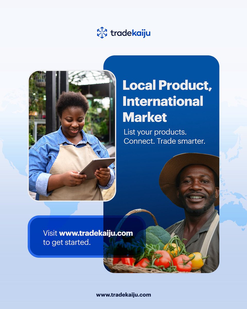 Every global brand started locally.What sets them apart is how far their products could go.At Tradekaiju, we believe your products deserve a place on the world stageWe connect local producers with international buyers, helping quality products find the markets they deserve.