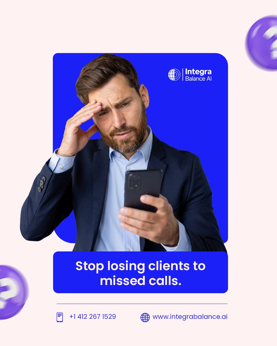 IntegraBalance's tweet image. 📞 Sorry, I was in a meeting when you called…
How many clients have you lost because you couldn’t answer?

Always available. Always professional.
👉 integrabalance.ai

#AIAnsweringService #WhiteLabelAI #Automation #AIforAccountants #ClientExperience #BusinessGrowth