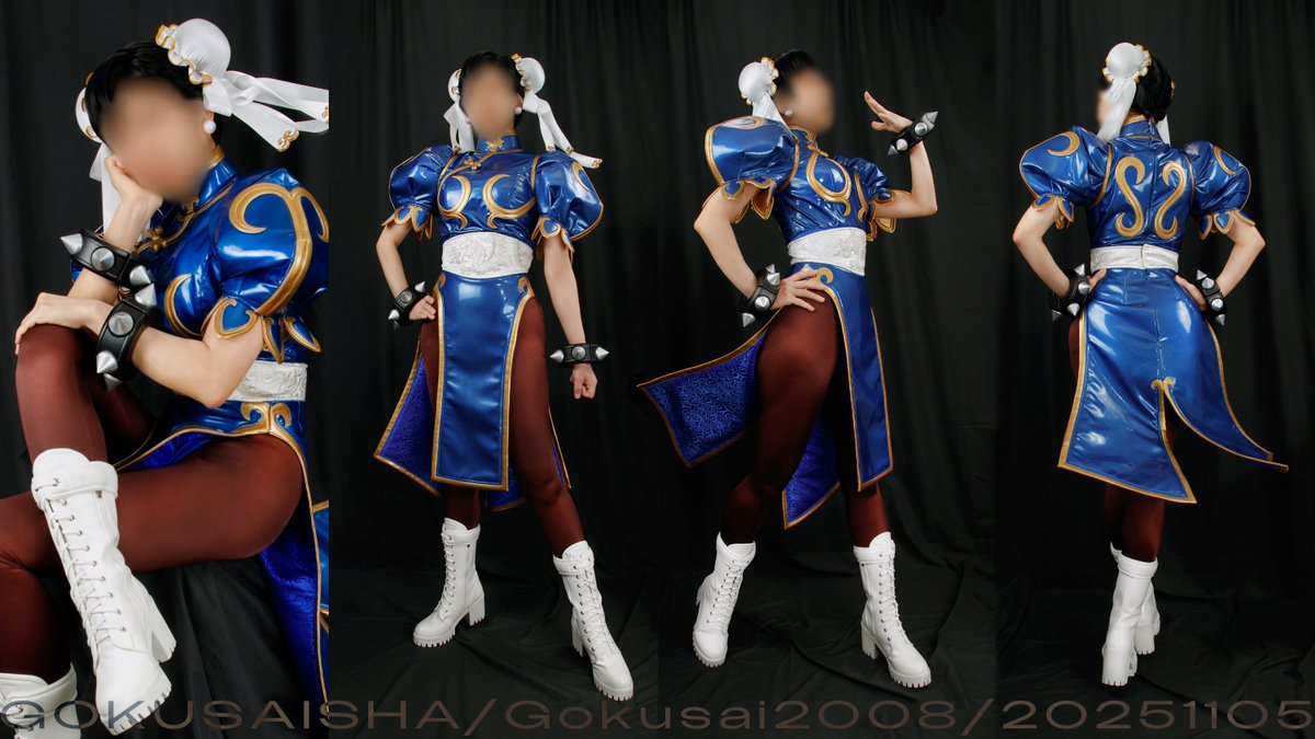 ✦︎STREET FIGHTER シリーズ /  春麗 （濃青 / エナメル）

..................................................✦︎

モデル: 蜂蜜
📷: 緑青
衣装: 極彩舎