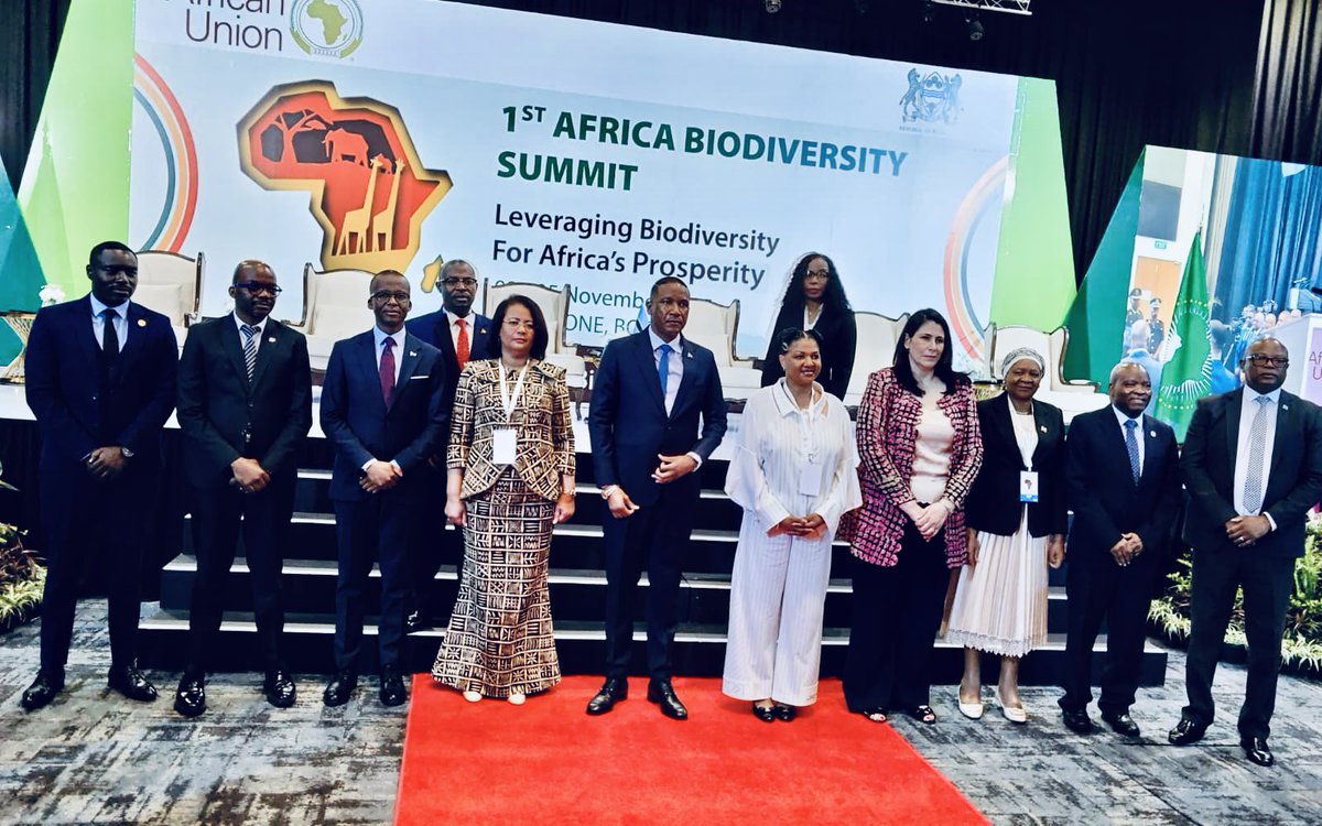 The 1st Africa Biodiversity Summit is officially OPEN! We are honored to be hosted by His Excellency Advocate Duma Boko, President of the Republic of Botswana. “Leveraging Biodiversity for Africa’s Prosperity, is a message that transcends individual efforts, but continental.”
