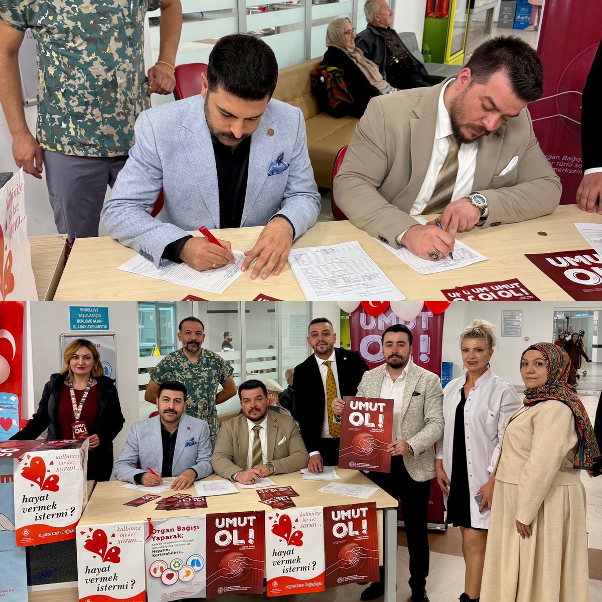3-9 Kasım Organ Bağışı Haftası vesilesi ile organ bağışı onam formunu doldurduk.

Bu farkındalık ile yeni yaşamlara umut olabilmek için bende varım diyorum.

#OrganBağışıHaftası