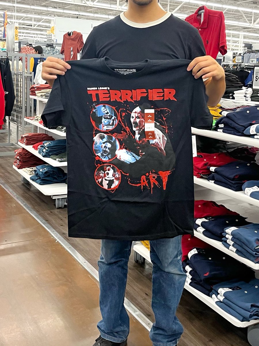 bttf0709's tweet image. ウォルマートでテリファーTシャツゲット
たったの8ドル

#TERRIFIER #テリファー
