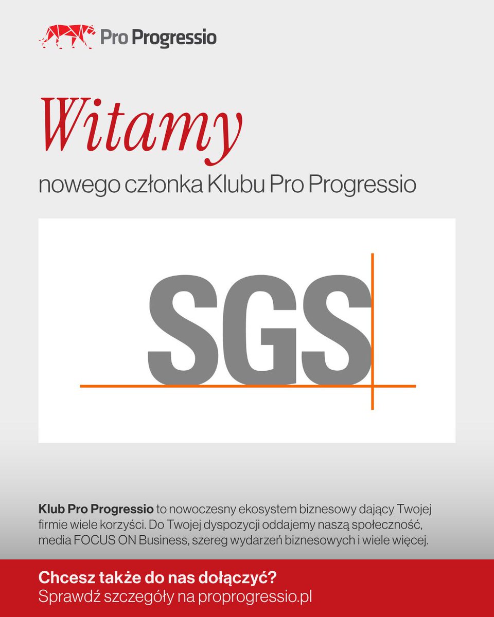 Pro_Progressio's tweet image. Witamy na pokładzie nowego członka Klubu Pro Progressio – SGS Global Business Services Europe! 🌍

SGS to centrum usług wspólnych wspierające operacje firmy w Europie w obszarze finansów i procesów biznesowych. Cieszymy się, że jesteście z nami!

#ProProgressio #SGS #GBS