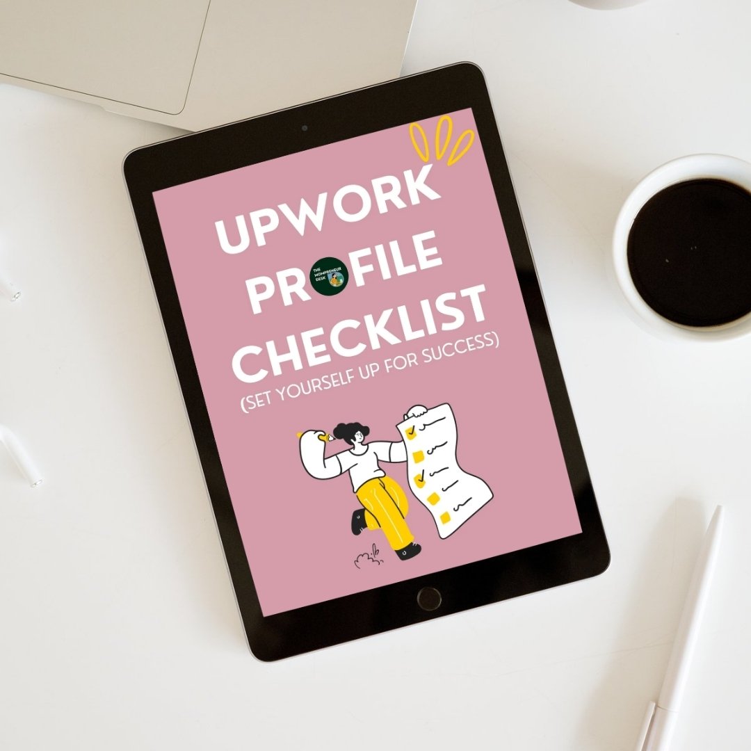 JustCharmaine20's tweet image. New to Upwork? Struggling to create your profile? 

Grab my Upwork Profile Checklist. #FreelanceTips

Simple steps to help you present your profile and attract your ideal clients. #UpworkTips

For just £1.99 you have the solution to your problem. #starters #beginners

Grab it…