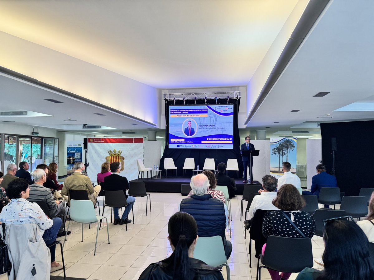 Arrancamos el I Congreso de Turismo Sostenible de Canet d’en Berenguer. 

Un hito importante en nuestro camino hacia un modelo turístico más sostenible, compartir el conocimiento. 

#CongresoTurismoCanet