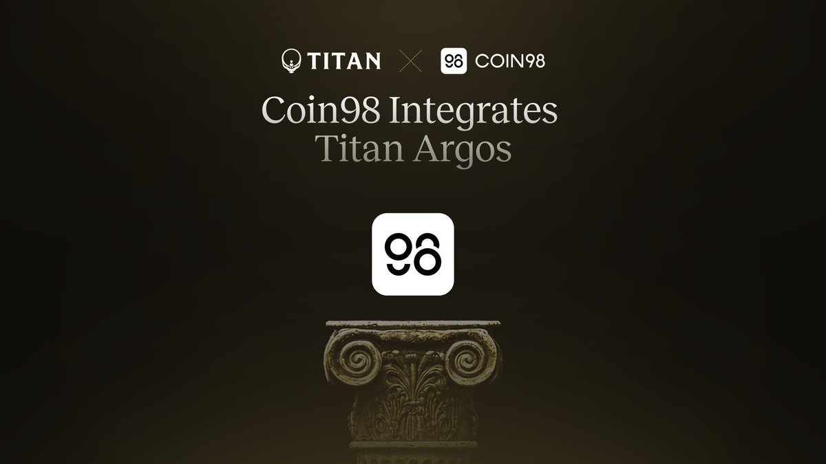 Excited to announce that <a href="/coin98_wallet/">Coin98 Super Wallet</a> has integrated Titan Argos for native Solana swaps.