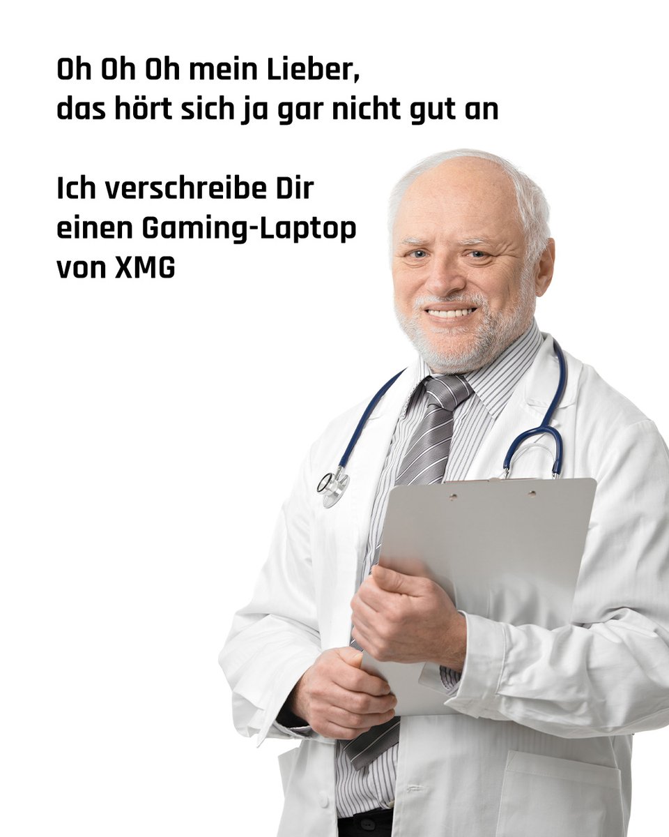A gaming laptop a day keeps the doctor away 💻👨‍⚕️

Was für ein Timing – die Medizin in Form eines neuen Gaming-Laptops bekommst Du aktuell sogar mit bis zu 17 % Rabatt!

Jetzt entdecken: go.xmg.gg/black-deals-20…

#meme #funny #xmg #laptop #harold #deal #sale