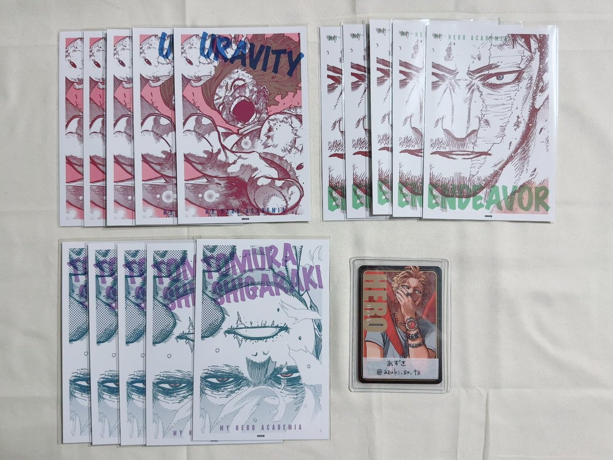 【譲渡 交換】僕のヒーローアカデミア ヒロアカ 原画展 ヒロアカ原画展 ワンシーンカード

譲)緑谷 轟 麗日 エンデヴァー 死柄木 荼毘 トガ 
求)ホークス &gt; 定価＋送料

詳細ALTにあります

他のグッズも別ポストにて募集中✧*｡