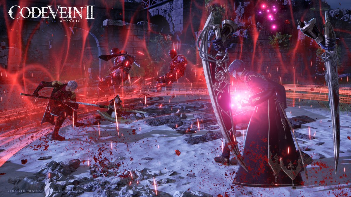 CODE_VEIN's tweet image. #コードヴェイン2 バディアクション

バディたちは、それぞれ個性的な能力を駆使して戦う。
個々に異なる特性を持ち、召喚/憑依どちらでも力強い相棒としてプレイヤーをサポートするだろう。

#CODEVEIN2