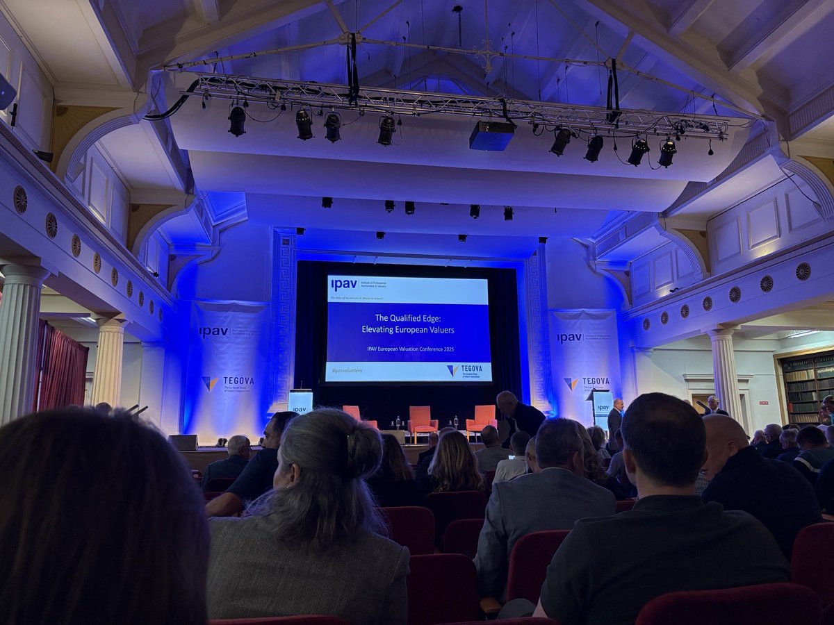 Ballsbridge_CFE's tweet photo. Our first year Auctioneering &amp; Property Services Apprentices attended the 2025 IPAV European Valuation Conference in the RDS. Thank you to IPAV for inviting our apprentices who enjoyed the speakers and the opportunity to network with property exhibitors and professionals https://t.co/ezP2NIrApi