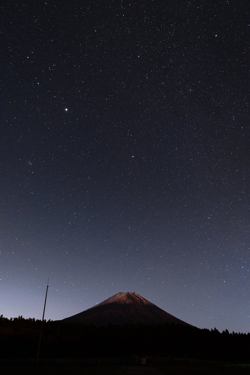 ずっと見ていたい星空だった。