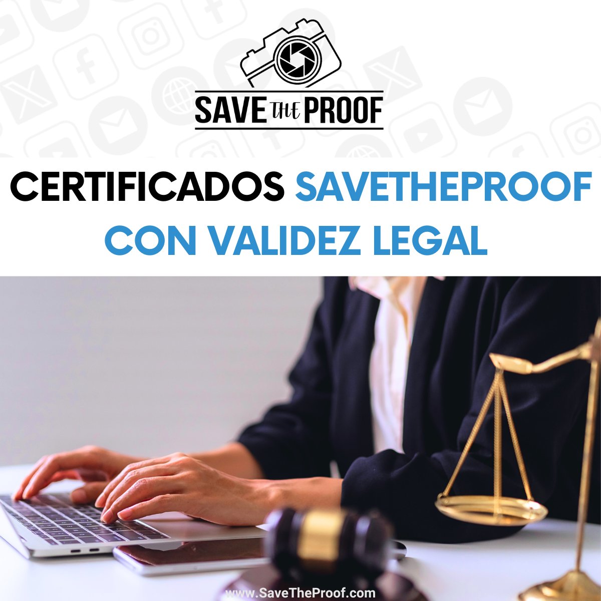 ⚖️ ¿Qué #validezlegal tienen los certificados digitales de #SaveTheProof? Todos los certificados cumplen con el Reglamento #eIDAS con: ✍️ Firma digital avanzada, ⏱️ Sello de tiempo cualificado, y 🗂️ Metadatos, que acompañan al certificado.  Más info en: savetheproof.com/validez-legal/