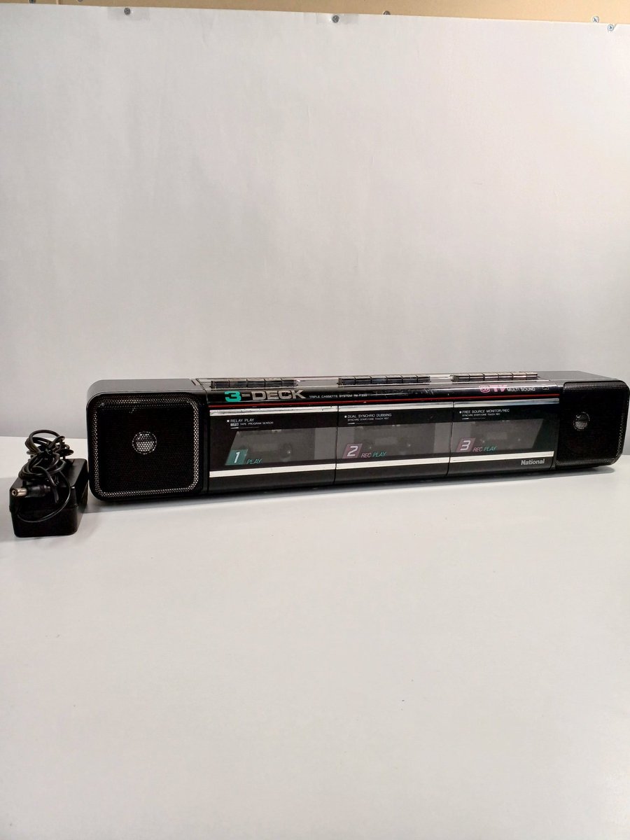 なんと！1つのカセットテープを同時に2個ダビングできちゃうトリプル