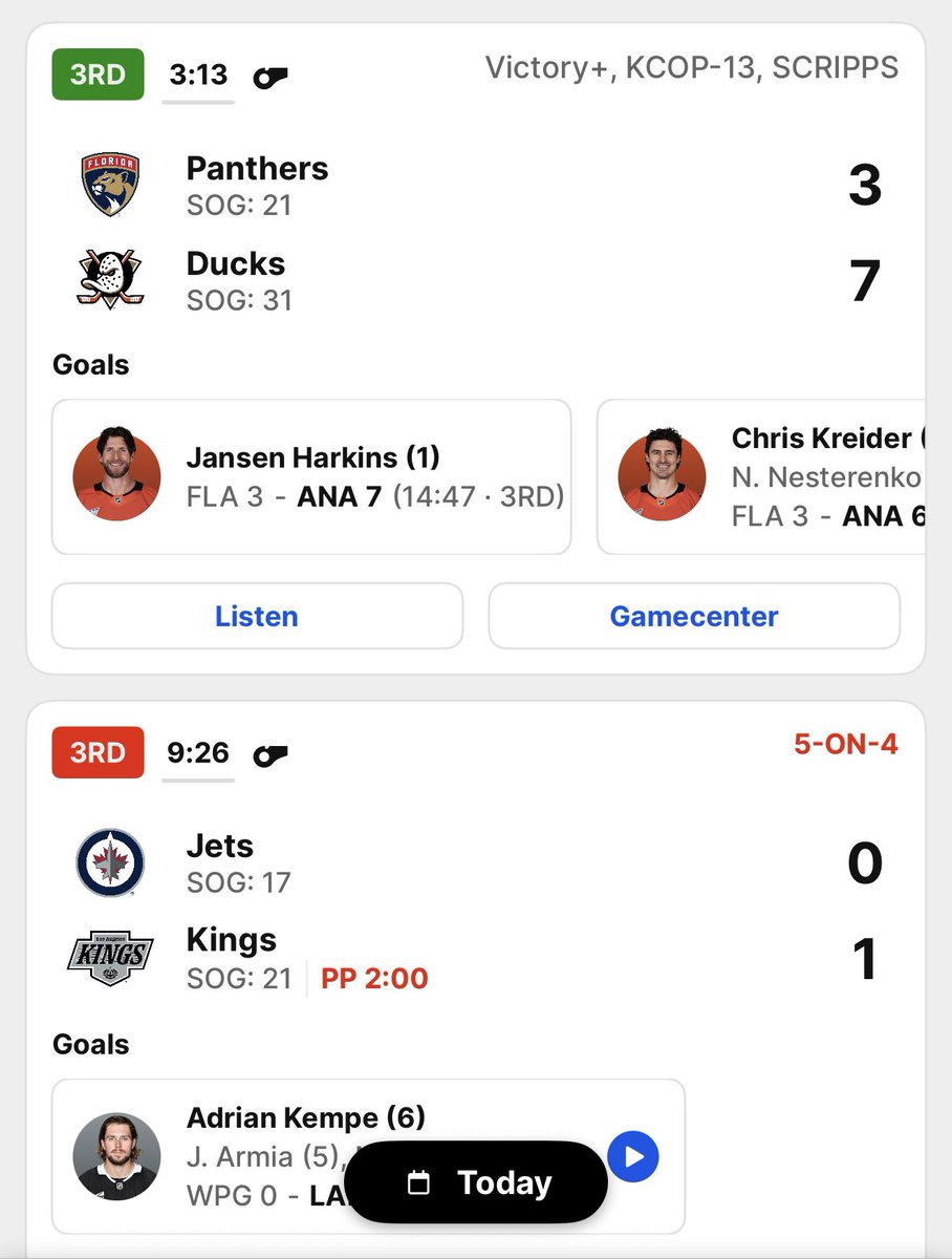 Being a Ducks fan vs being a Kings fan