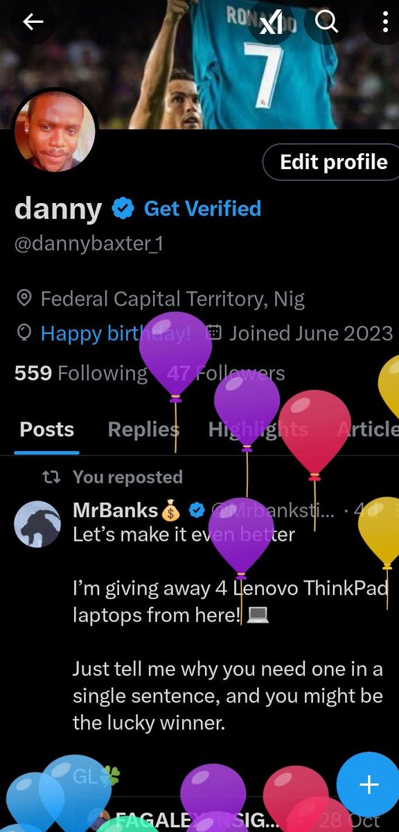 dannybaxter_1's tweet image. Got the balloons🎈 today. Happy Birthday to meeee Grateful for the gift of life, the lessons learned, and the strength to keep moving forward. May this new chapter bring peace, growth, and blessings beyond measure. Cheers to becoming all I’m meant to be.&quot;*