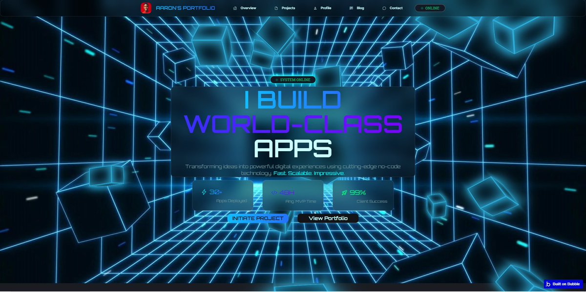 Aaronzboi1's tweet photo. I’ve been quietly working on something that reflects everything I’ve built, designed, and learned this year.

Here’s a small glimpse of my upcoming portfolio website... just a taste of what’s coming 👀

#NoCode  #webdesignproblems  #Portfolio  #Startups #DWTS  #FormacaoDaRoca https://t.co/W0trJxmgqw