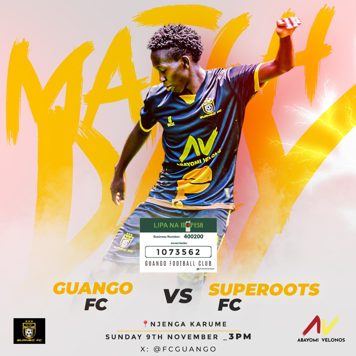FcKaruracomm's tweet photo. Another weekend, another battle. Together, we stand. Together, we fight ππ€ @TeamVeloNos
#WeMove #PushingLimitsGettingBetter
#AbayomiVeloNos
#GuangoFC
#MatchDayTwo https://t.co/Yooi6G3yIN