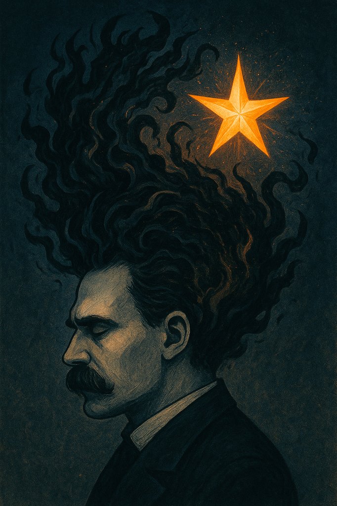 يقول فريدريك نيتشه:

(" يجب أن تحمل في داخلك فوضى، حتى يولد منك نجماً لامعاً ")

الفوضى التي يقصدها نيتشه :
صراعات داخلية/شكوك/آلام/رغبات متناقضة