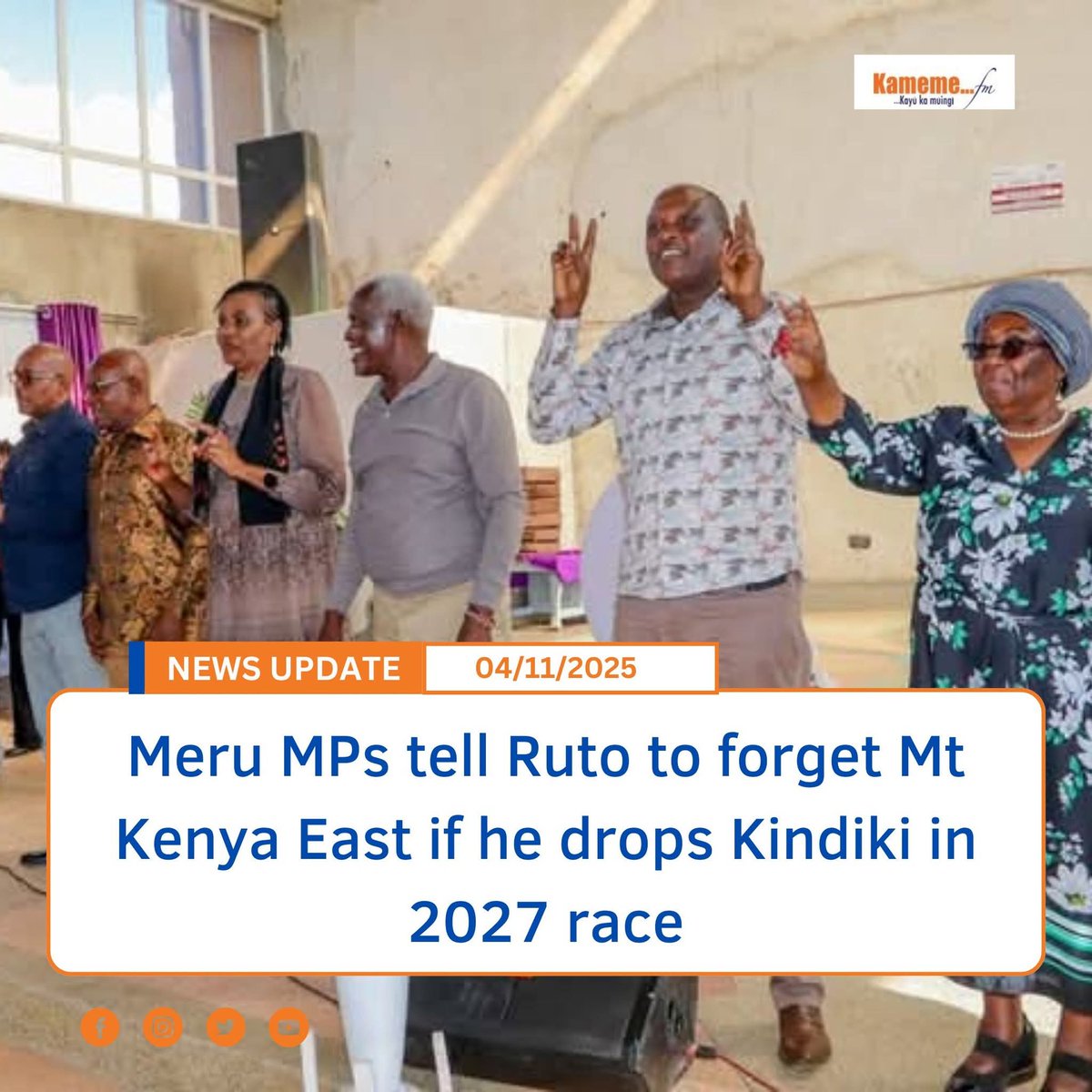 Somebody remind them he's already dropped it's just it haven't been made public