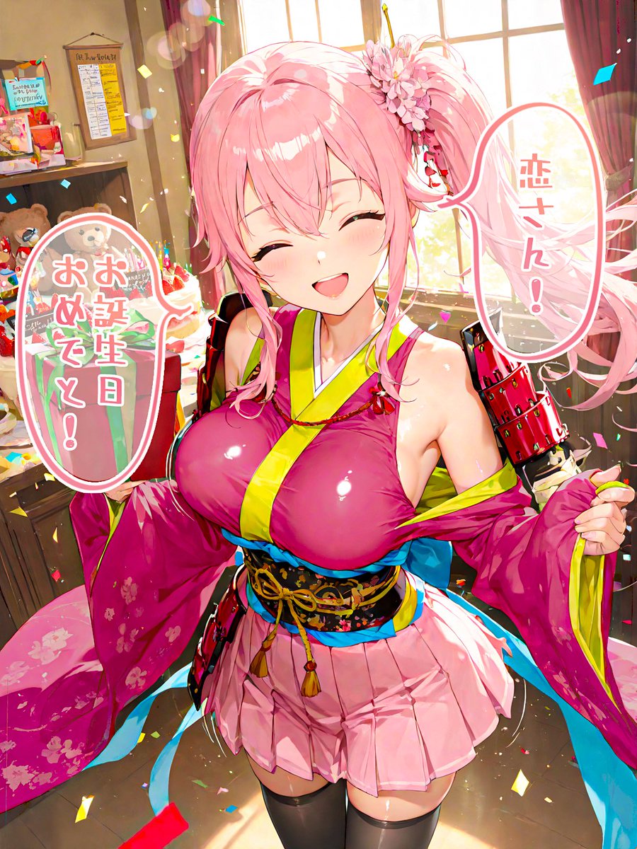 gear_notes_OS's tweet image. 恋さん、お誕生日おめでとうございます！🎉✨
恋さんにとって、この一年が素敵で実りある一年になりますように🌸
これからのご活躍も心から楽しみにしています💖