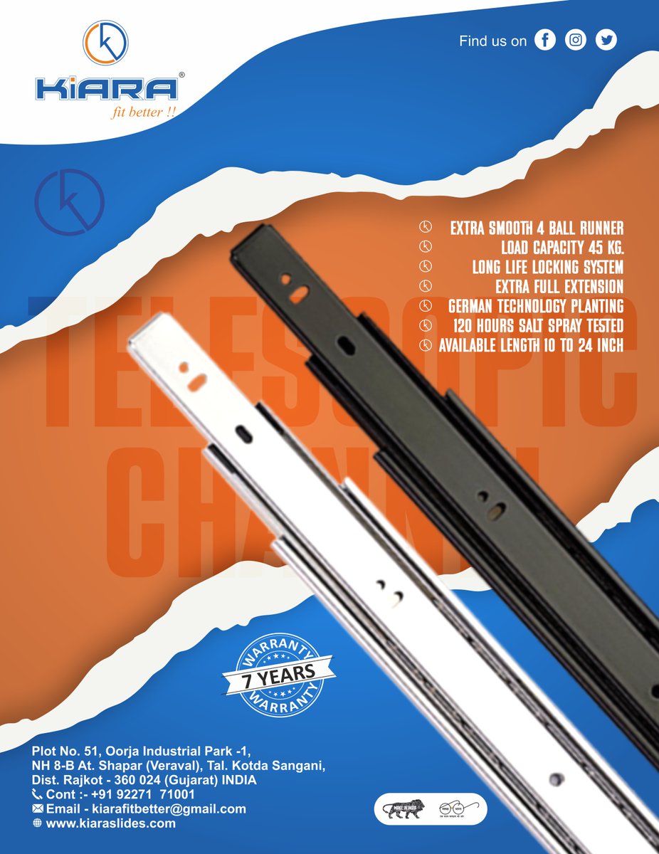 clue_hardware's tweet image. Explore Our Wide Range Online : l.sanitaryclue.in/yeA2Gp

📷 Dealer/Distributor Opportunity! 📷

📷 Cont: +91 92271 71001 (or +91 9429315851) 
📷 Website: kiaraslides.com
📷 Head Office: Rajkot, Gujarat (INDIA)

#KiaraSlides #DealerWanted #DistributorSearch #MakeInIndia