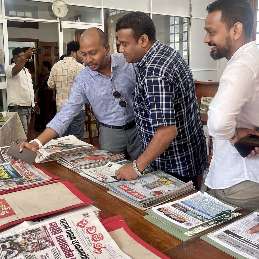 milindarj's tweet photo. I visited the Jaffna Library for the first time, the same library that was burned down by political thugs from the South during the 1981 Development Council elections, and which today stands as one of the finest libraries in Sri Lanka, having won gold awards. https://t.co/tFyHVAxGwp