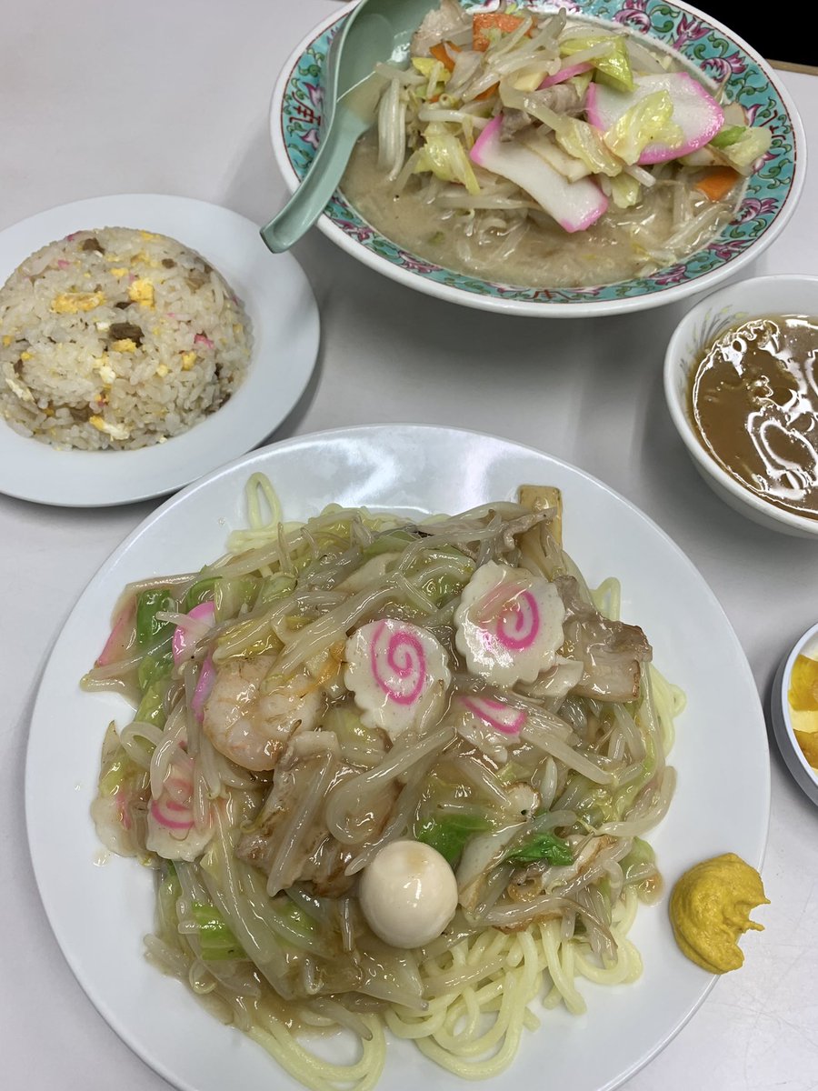 myao_my1's tweet image. #charmyごはん 

長崎ちゃんぽんとあんかけ焼きそば🍥

もっともっと通いたいお店🫶

#消費税廃止