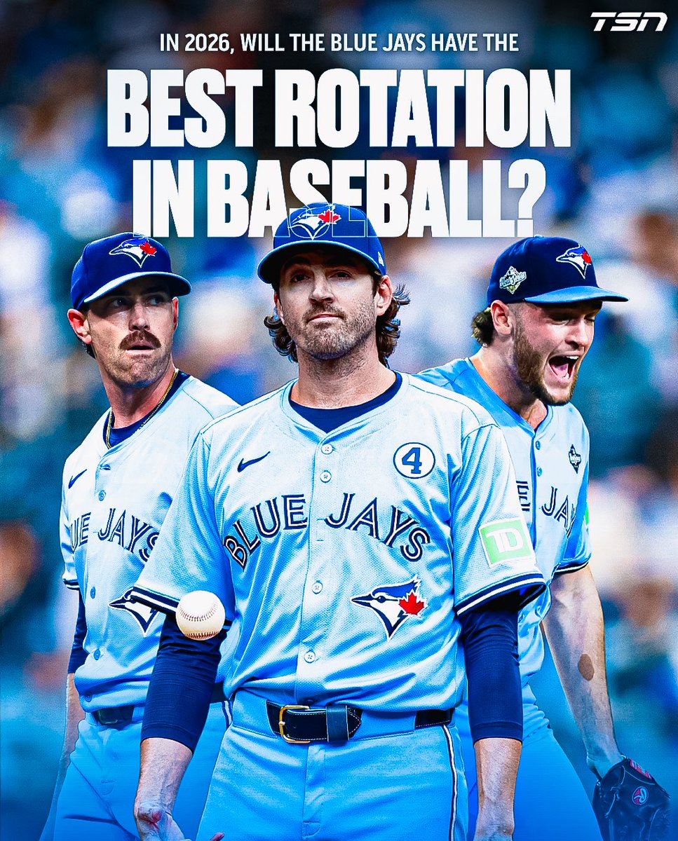 TSN_Sports's tweet image. With Shane Bieber’s return for the 2026 season, will the Blue Jays have the strongest pitching rotation in baseball? 🤔⤵️