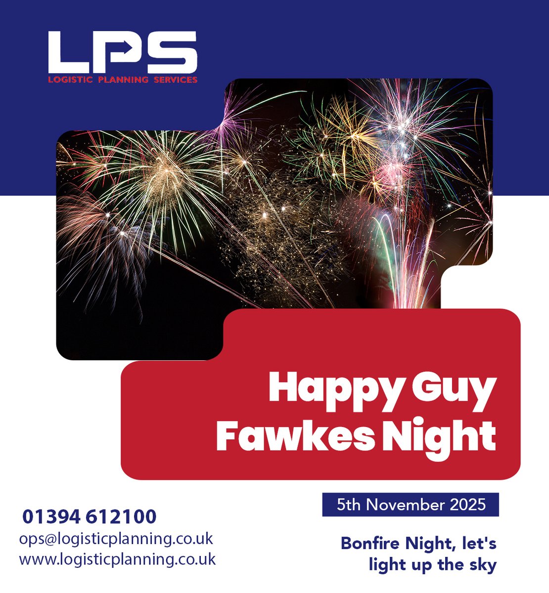 LogisticPlan's tweet image. Happy Guy Fawkes Night - Bonfire Night, let&apos;s light up the sky
logisticplanning.co.uk
#logistics #transport #containertransport #LogisticPlanning #Guyfawkesnight